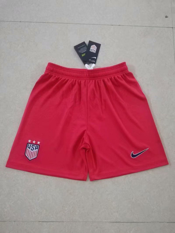 AAA Quality USA 19/20 Away Red Soccer Shorts